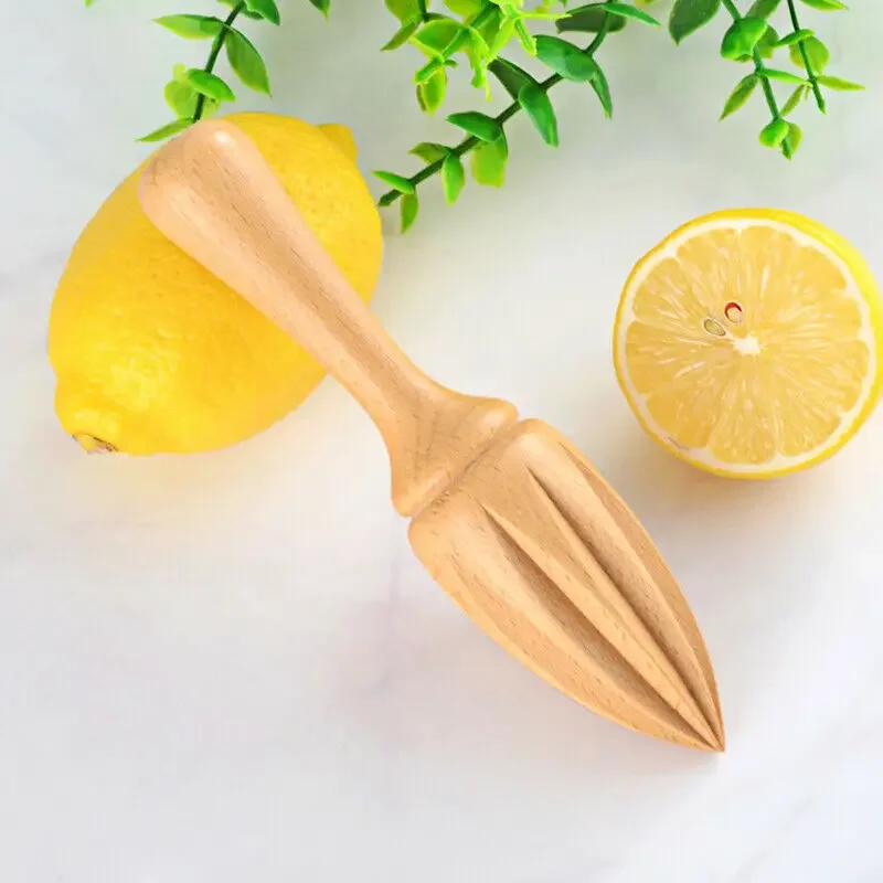Citrus Lemon Squeezer - 1 шт., деревянная соковыжималка для лимона,
