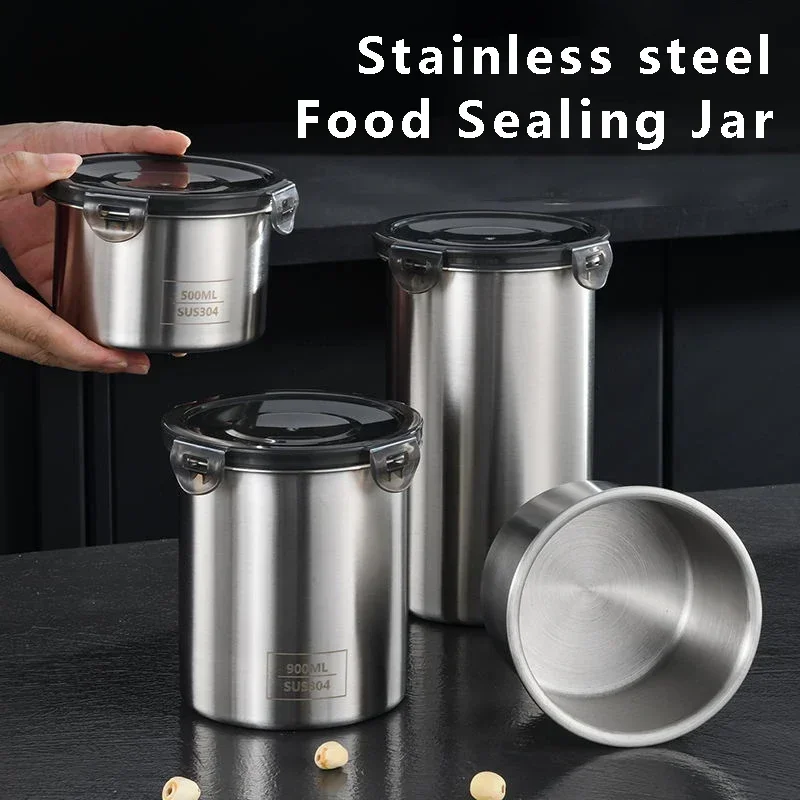 Kitchen Gadgets Storage Ideas - Контейнер для еды из нержавеющей стали,