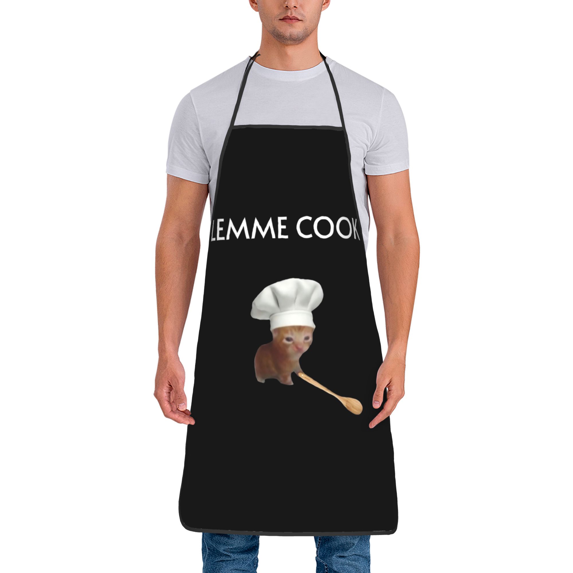 Kitchen Gadgets Trending - Фартук-нагрудник Chef Cat Kitten Meme Lemme