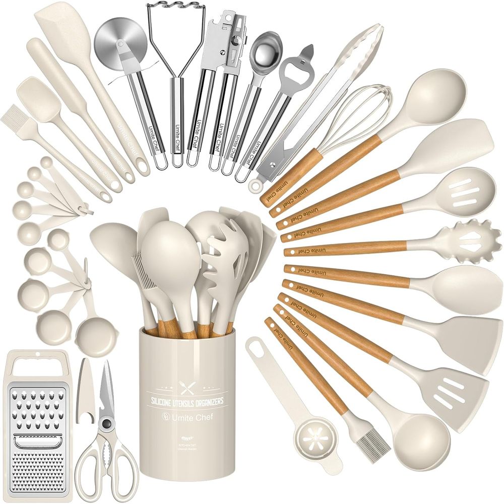 Kitchen Gadgets For Cooking - Набор утолщенных силиконовых кухонных принадлежностей -