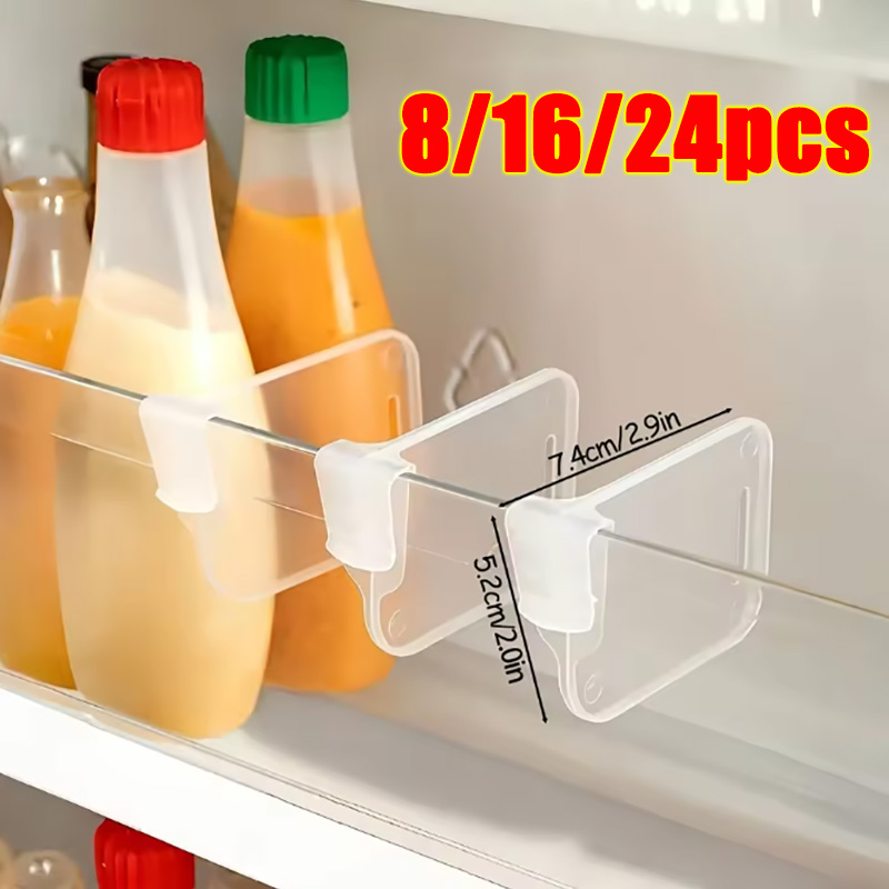 8/16/24 шт. прочные прозрачные – обзор и цена Kitchen Gadgets Storage Ideas